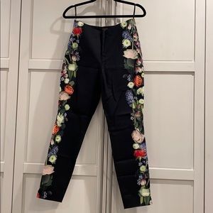 Ted Baker Black Floral Pants